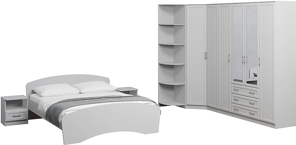 Модульная спальня  Маша-2 Серый