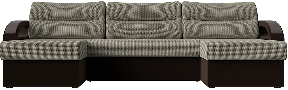 Угловой диван с подушками Форсайт Корфу 02 Браун