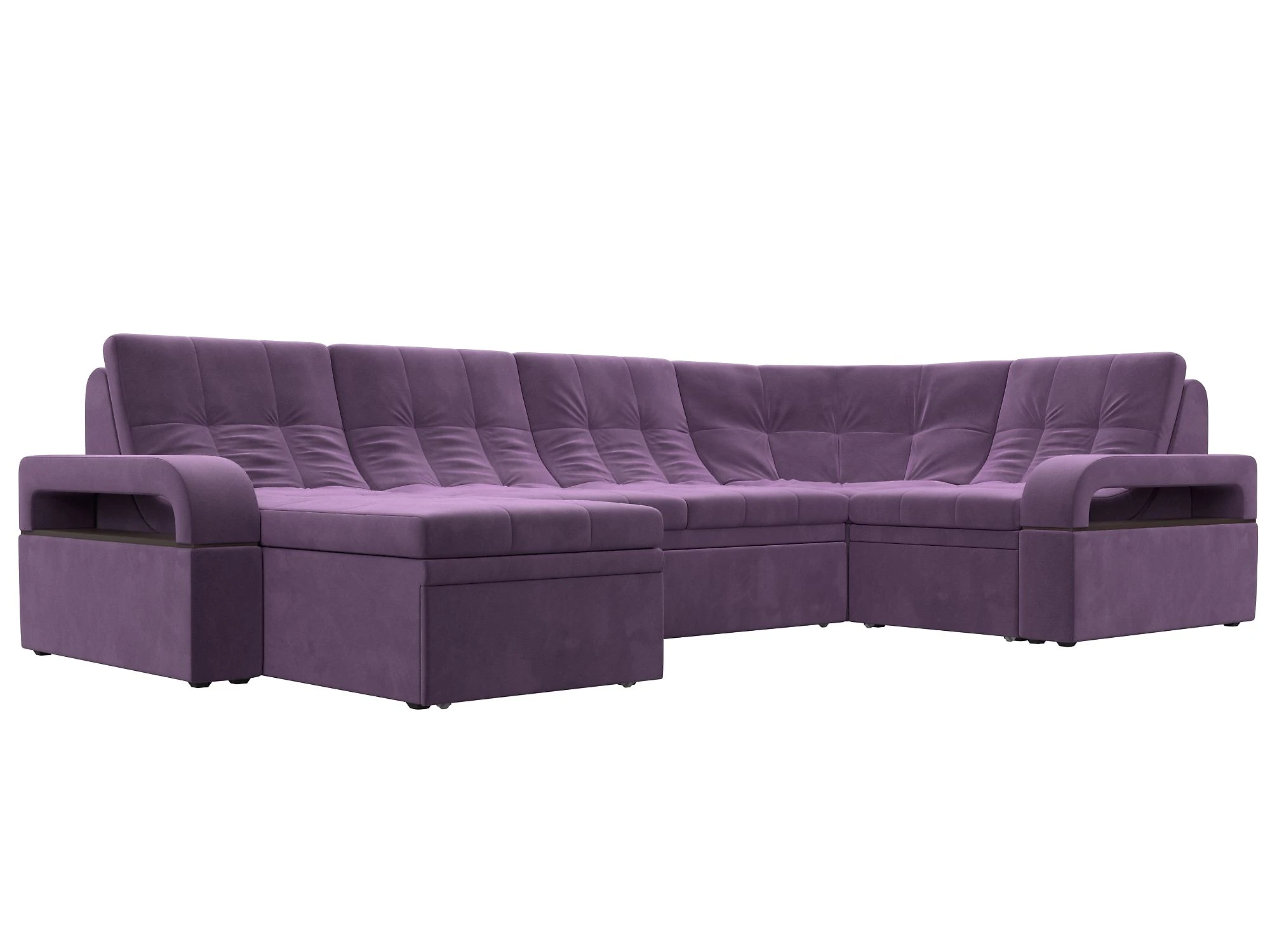 Одноместный диван Лига-035 П-образный Дизайн 7