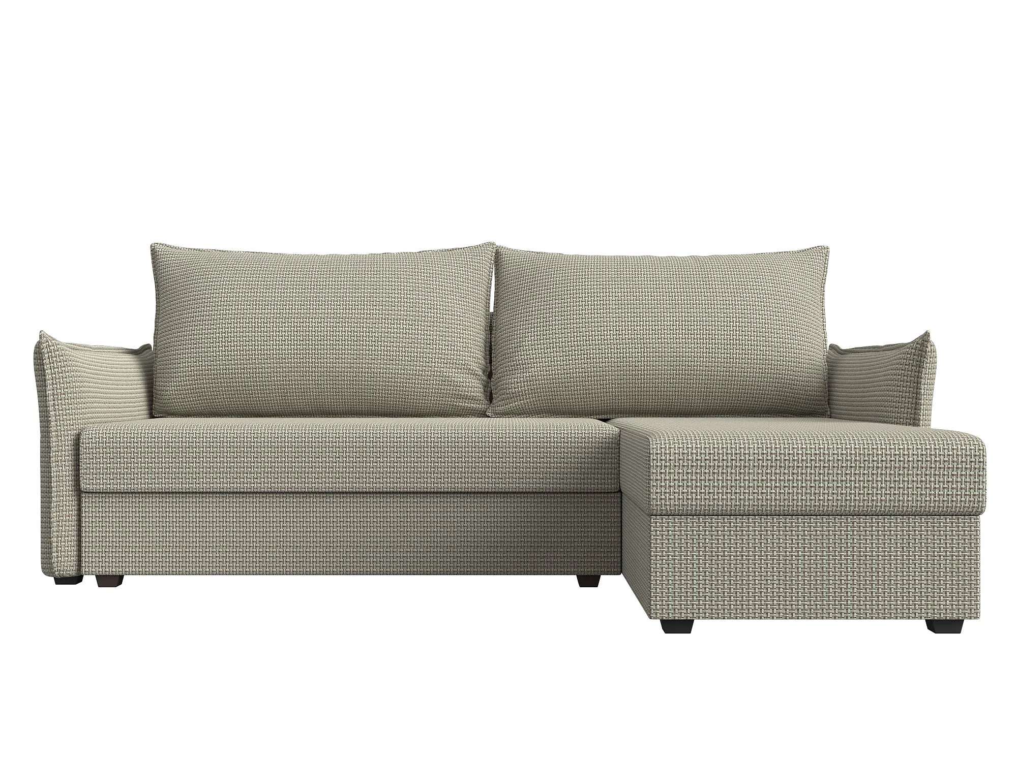 угловой диван из рогожки Лига-004 Дизайн 10