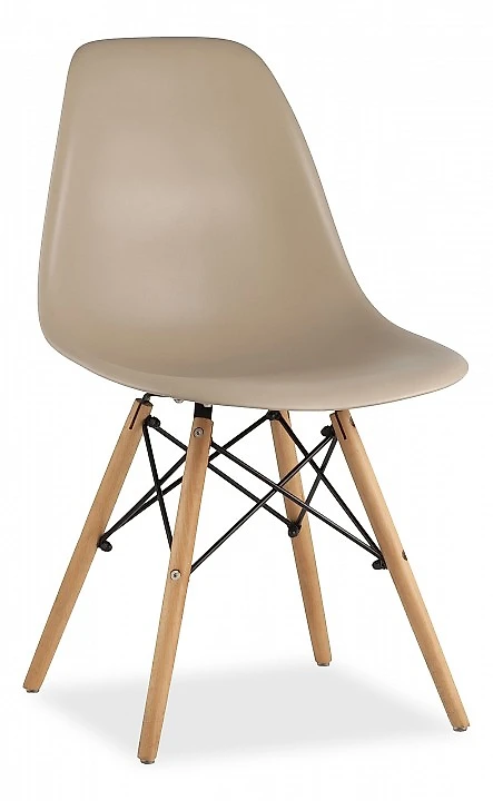 Стул  Eames Wood DARK GREY