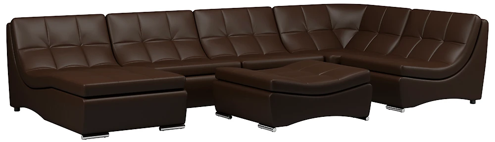 Модульный диван трансформер Монреаль-7 Дизайн 1 кожаный