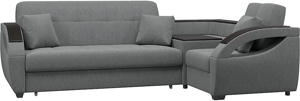 Угловой диван со съемным чехлом Монреаль-160 Слэйт