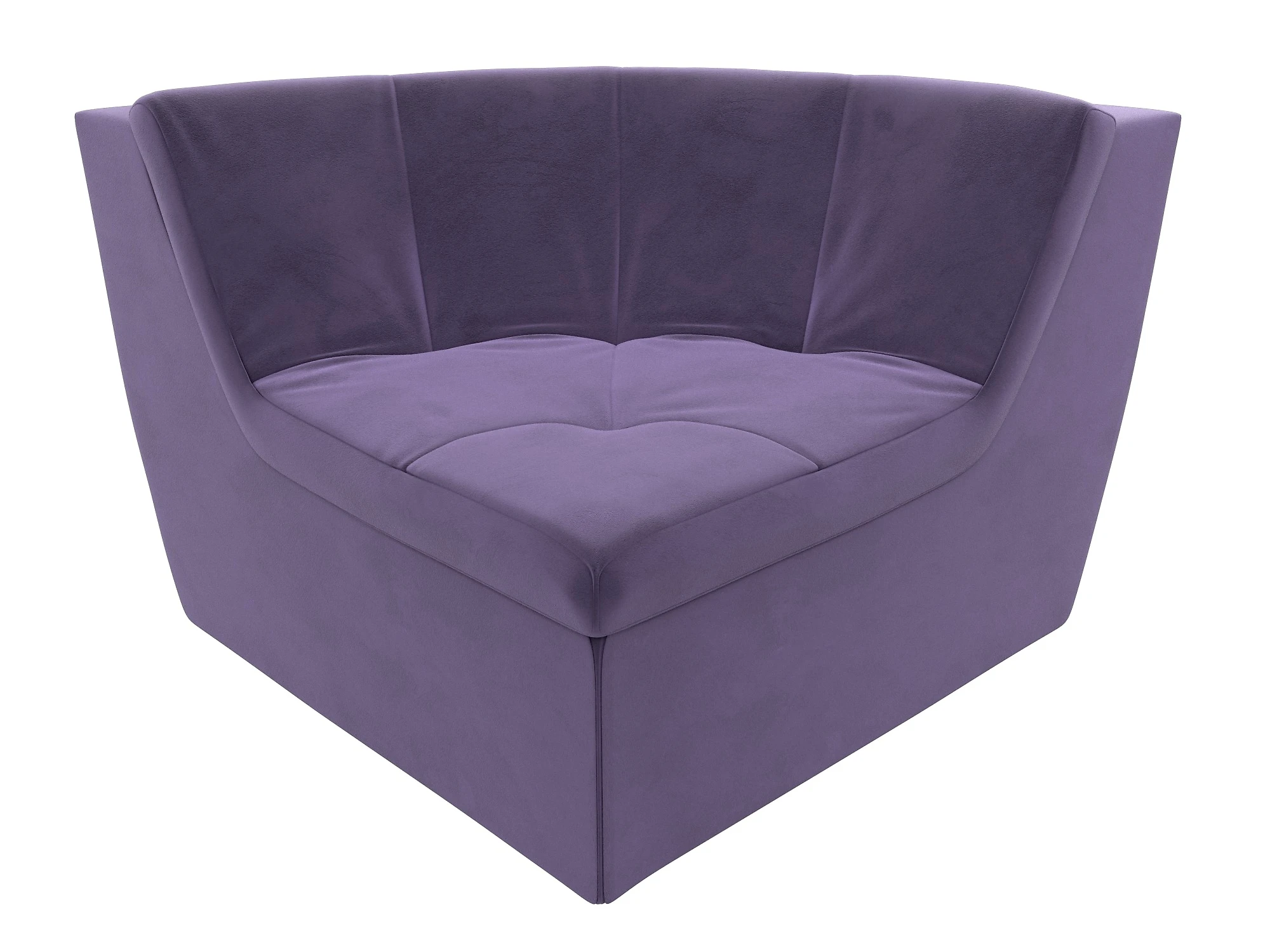 Фиолетовое кресло Холидей Люкс Плюш угловое Дизайн 7