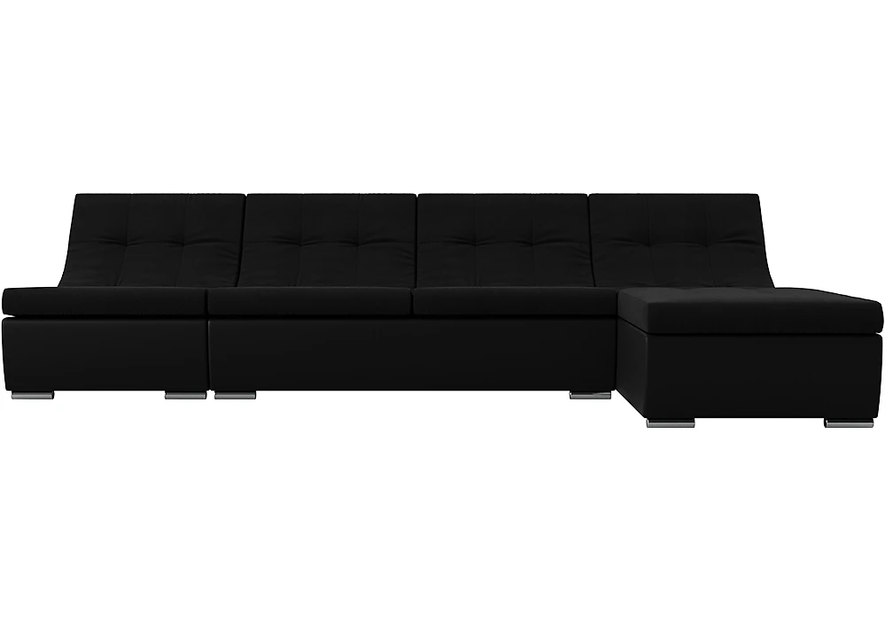Угловой диван длиной 300 см Монреаль Блэк