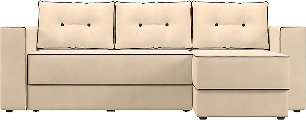 Угловой диван из велюра Принстон Плюш Лайт-2