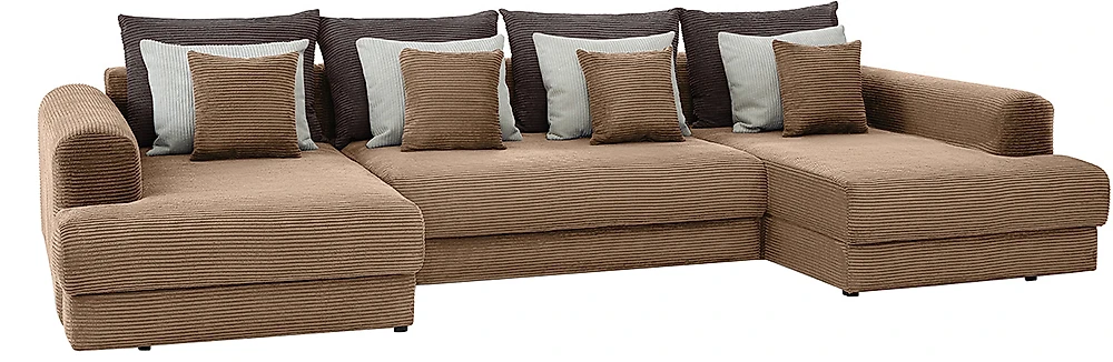 Угловой диван с ящиком для белья Манхеттен-П Люкс Дизайн 1