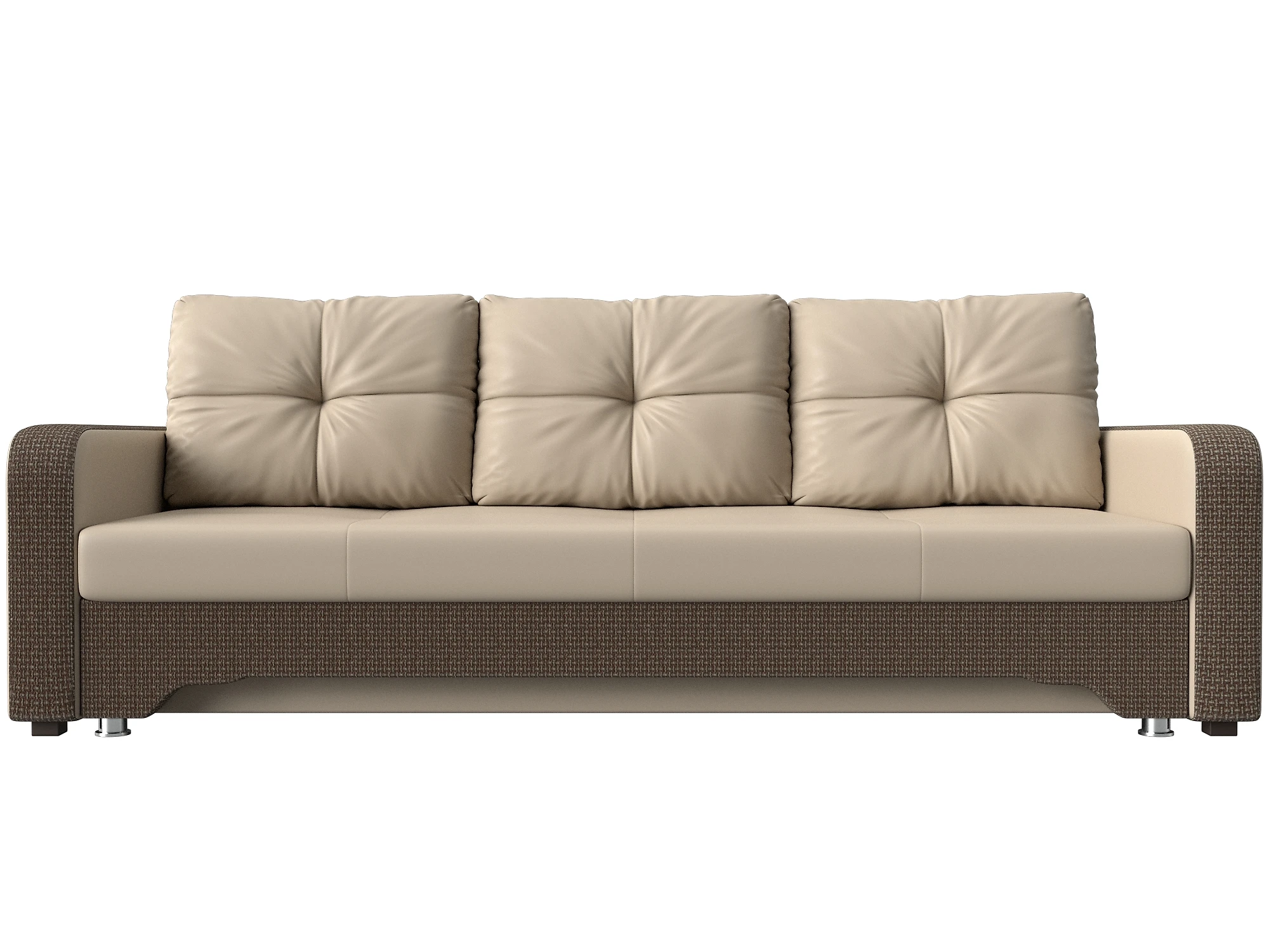Прямой кожаный диван Ник-3 Дизайн 29