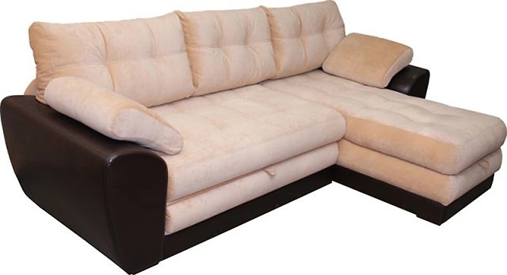Угловой диван с большим спальным местом Император-2 Плюш