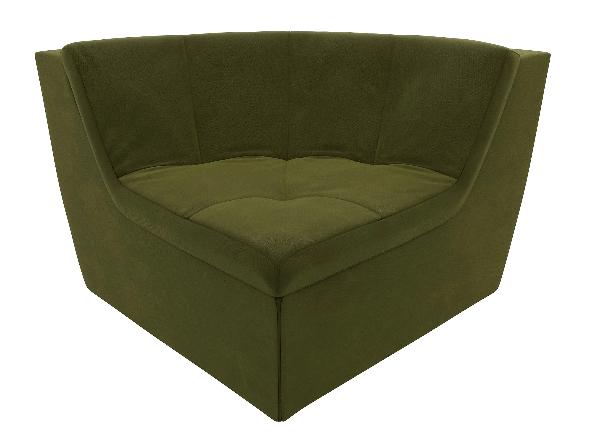 Зелёное кресло Холидей Люкс угловое Дизайн 4