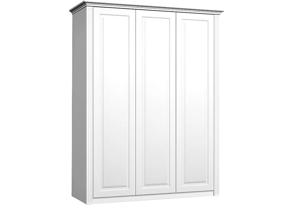 Шкаф белый распашной Классика Люкс-1 3 двери