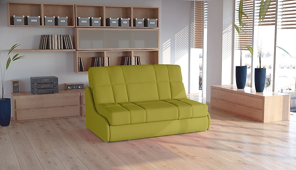 Зелёный диван аккордеон Истван Дизайн 4