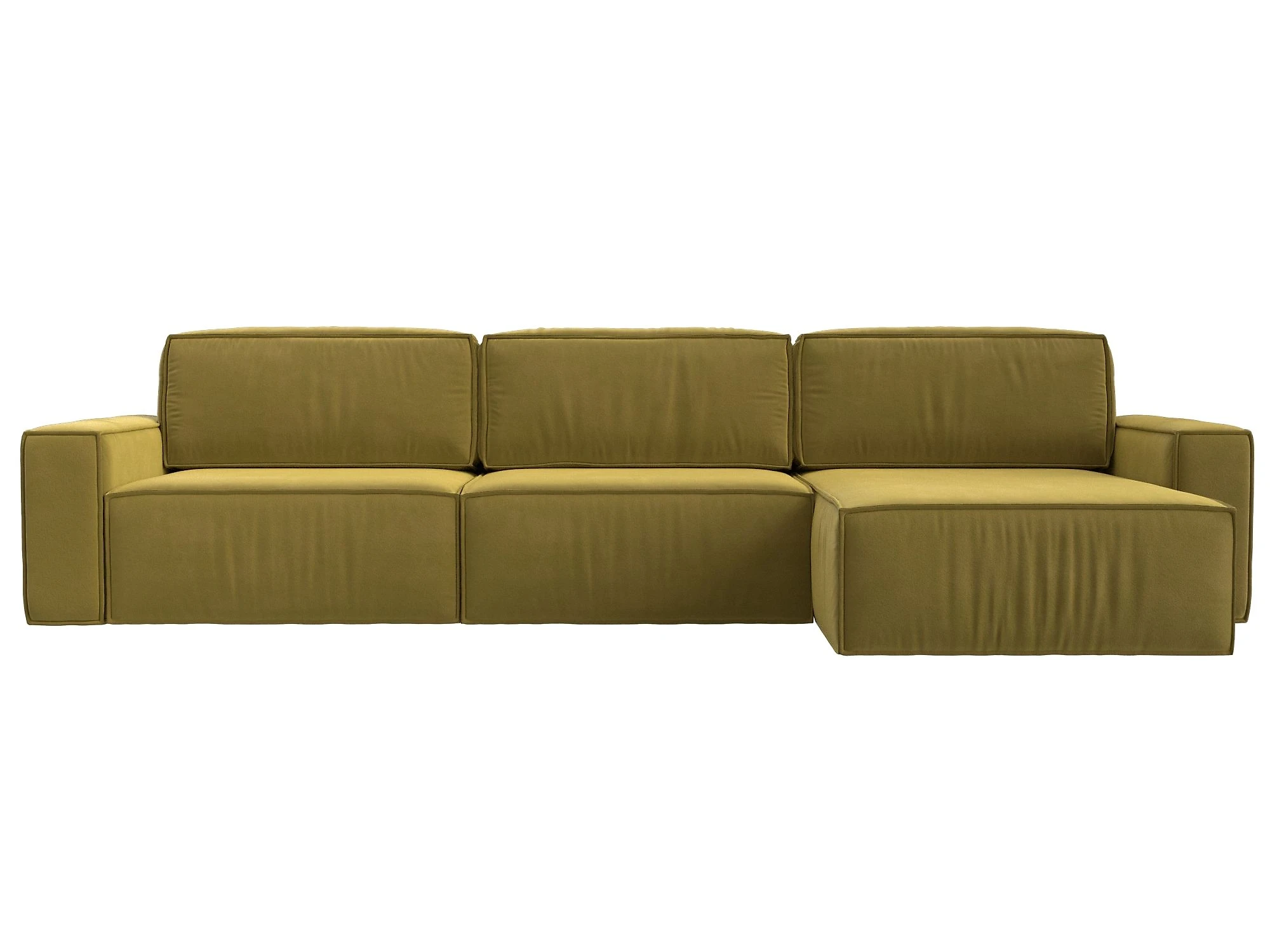 Угловой диван с левым углом Прага Классик лонг Дизайн 3