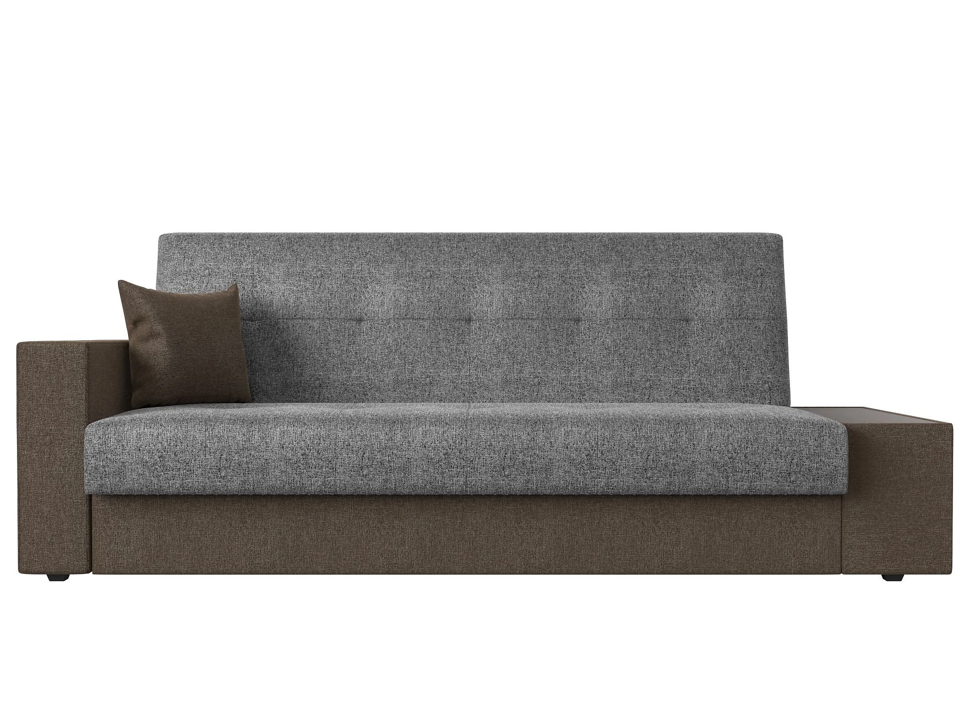 Прямой диван серого цвета Лига-020 Кантри Дизайн 10 книжка