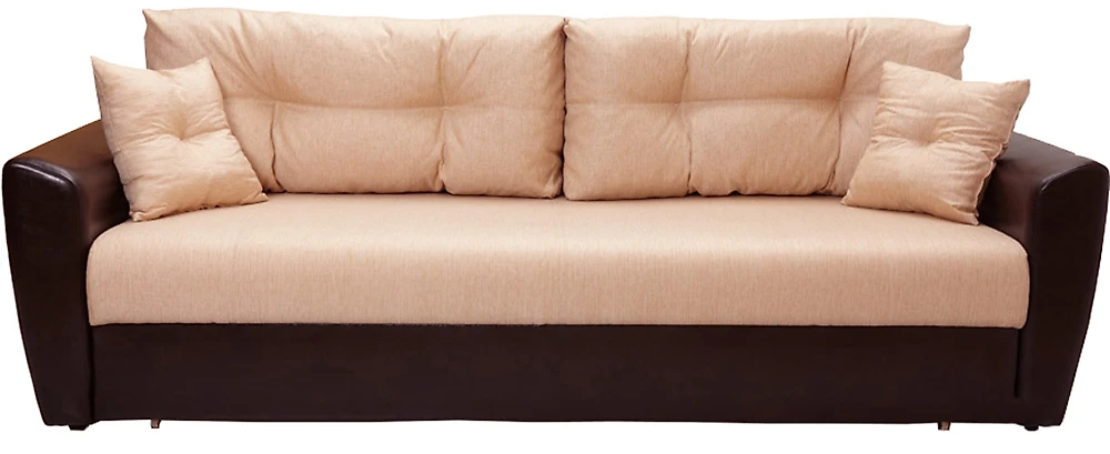 Прямой диван из рогожки Амстердам Вудлайн Крем