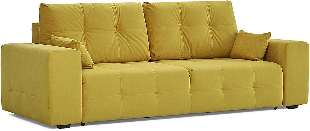 диван в стиле лофт Питсбург Плюш Мастард