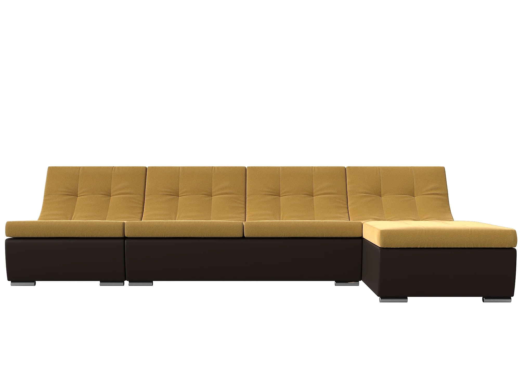горчичный диван Монреаль Дизайн 4
