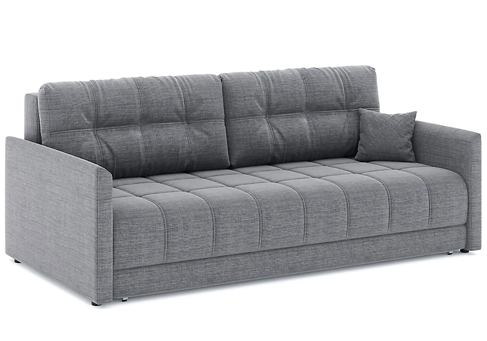 Прямой диван серого цвета Босс Лофт