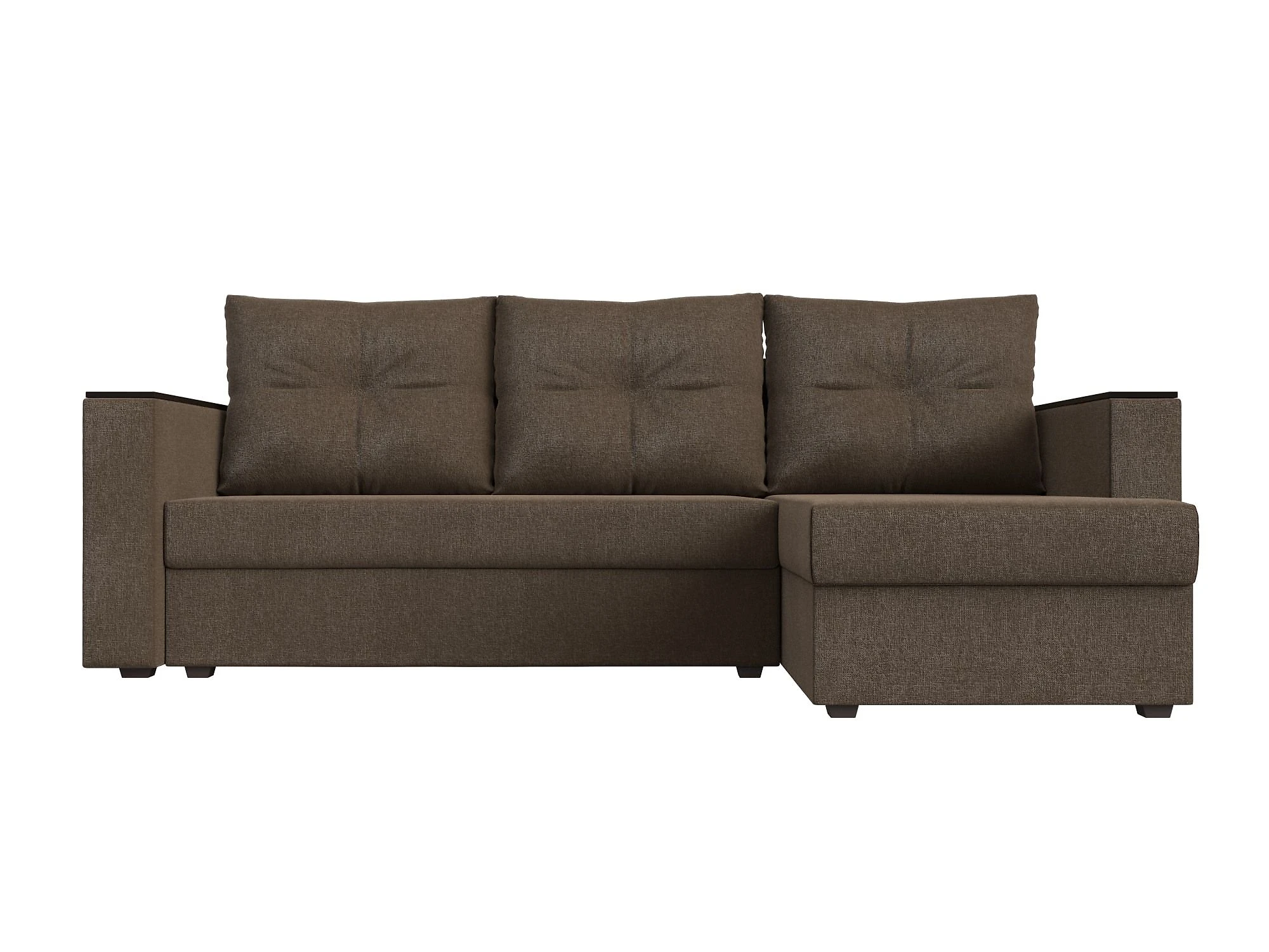 Коричневый диван Атланта Лайт Кантри без стола Дизайн 2