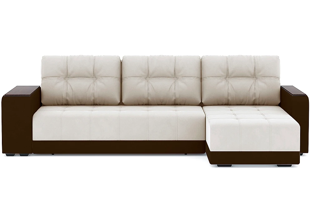 Угловой диван с большим спальным местом Милан Велюр Дизайн 5