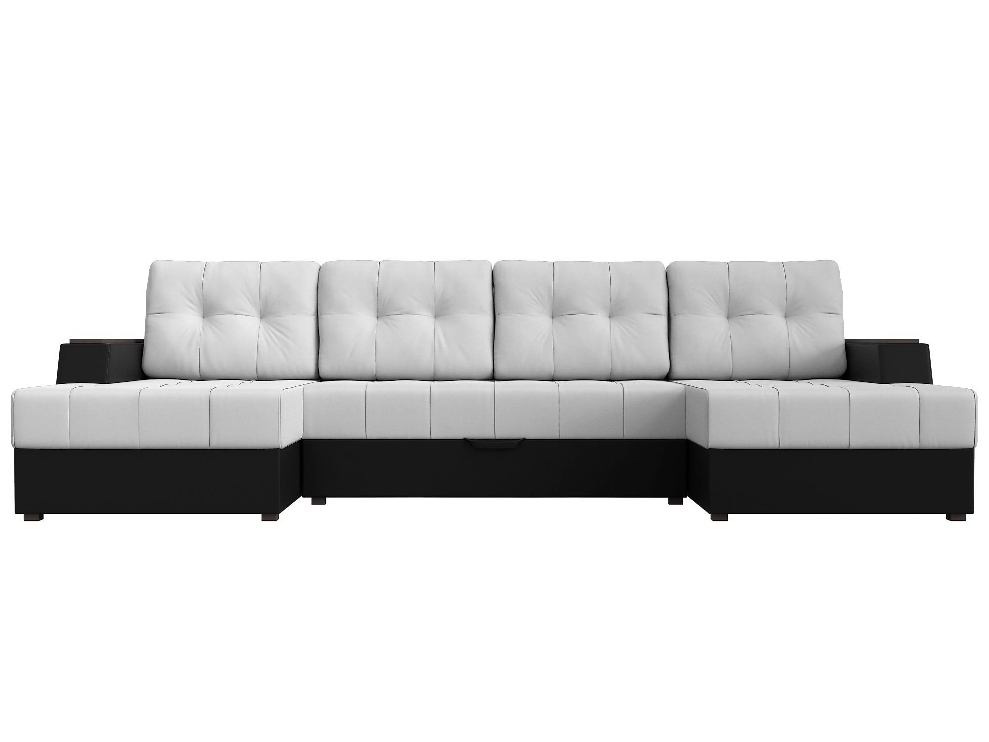 Модульный кожаный диван  Эмир-П Дизайн 1