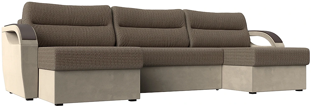 Угловой диван с подушками Форсайт Корфу 03 Беж