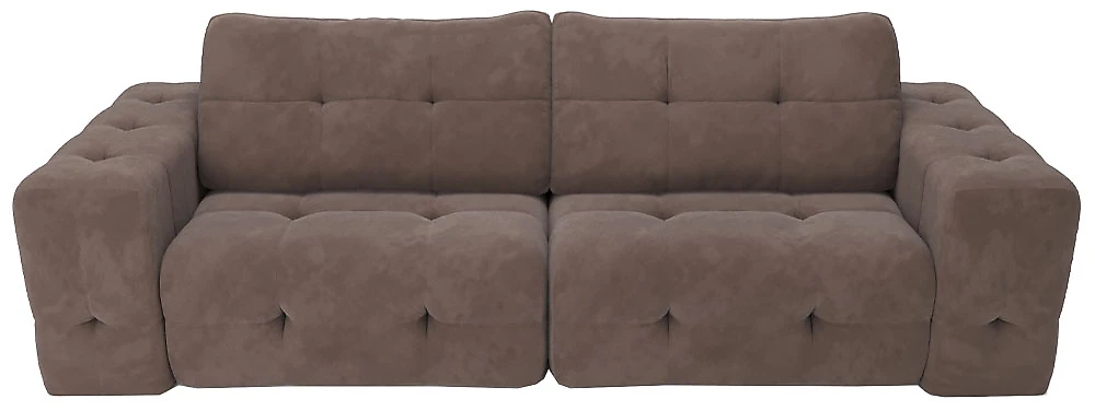 Модульный диван с подлокотниками Спилберг Плюш Браун
