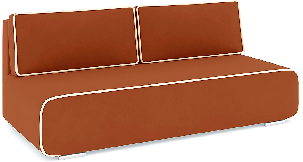 Оранжевый диван Лаки Плюш Дизайн-10