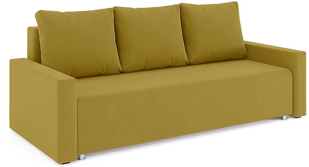 Жёлтый прямой диван Олимп Дизайн 8