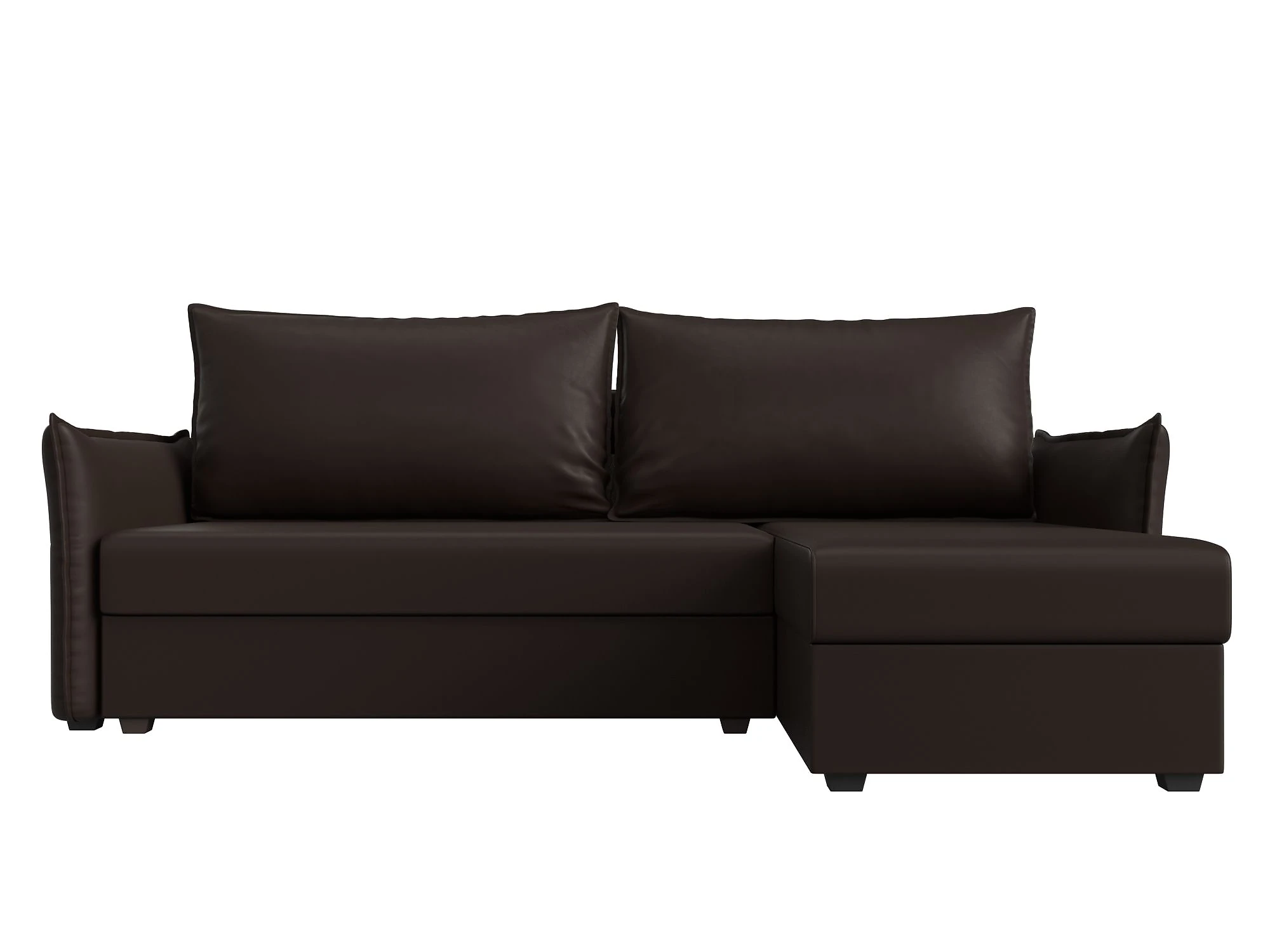 Раскладной кожаный диван Лига-004 Дизайн 14