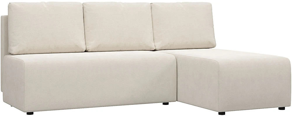 Угловой диван с левым углом Сеул Плюш Крем