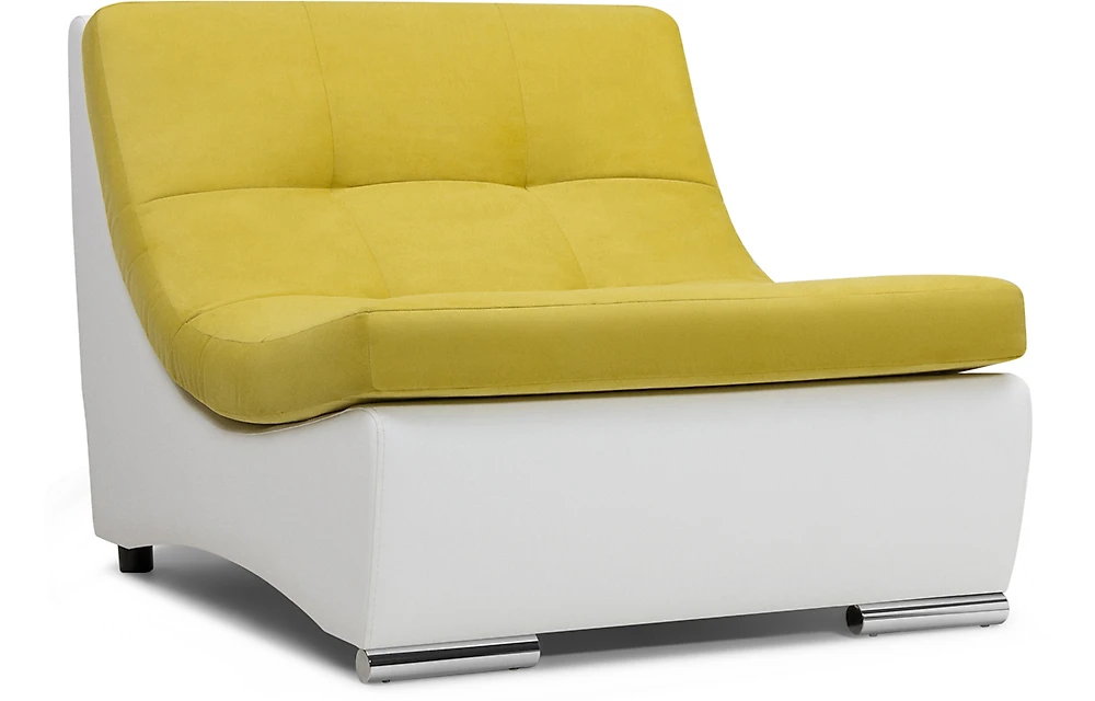 Кресло без подлокотников Монреаль Плюш Yellow