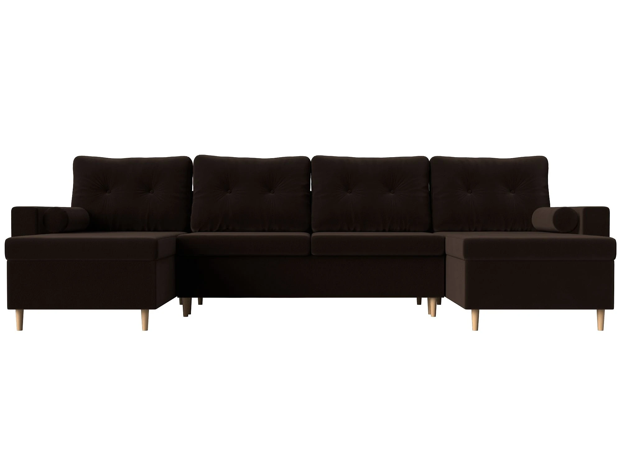  угловой диван с оттоманкой Белфаст-П Дизайн 3