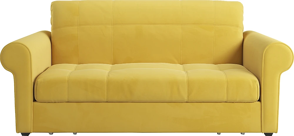 Жёлтый диван аккордеон Гамбург (Загреб) Плюш Еллоу