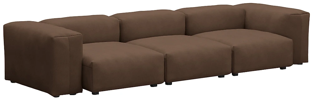 Коричневый диван Фиджи-3 Браун