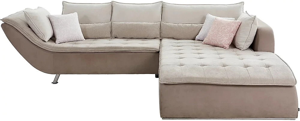 Угловой диван с подушками Хоумин