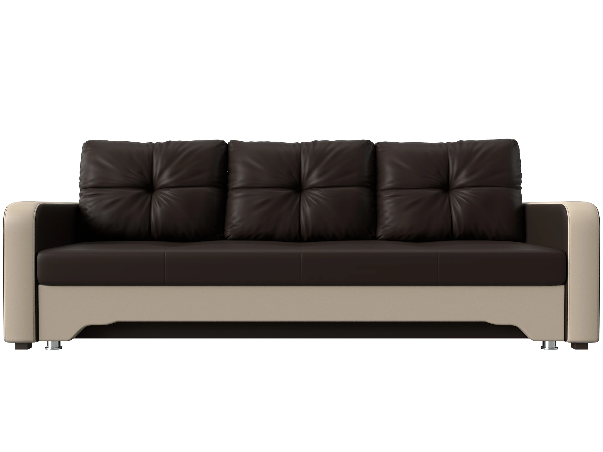 Прямой кожаный диван Ник-3 Дизайн 27