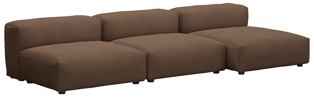 Модульный диван с оттоманкой  Фиджи-7 Браун