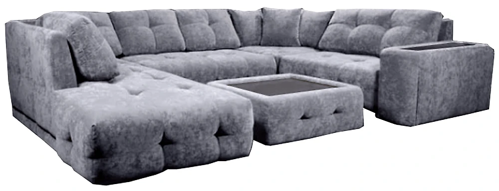 Модульный диван с оттоманкой  Спилберг Грей
