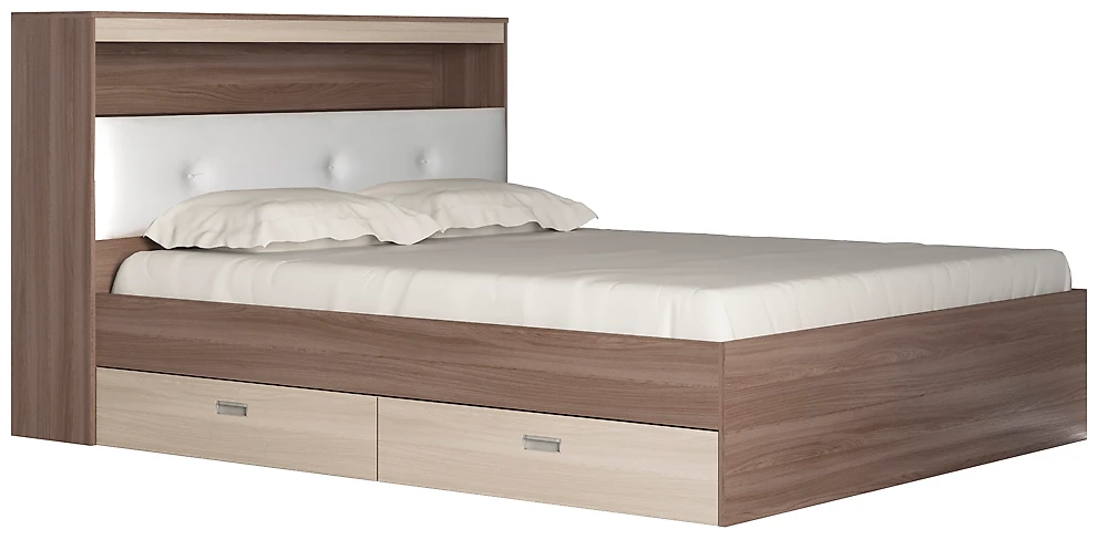 двуспальная кровать Виктория-3-160 Дизайн-3