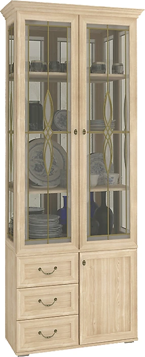 Шкаф со стеклянными дверцами Витраж-12