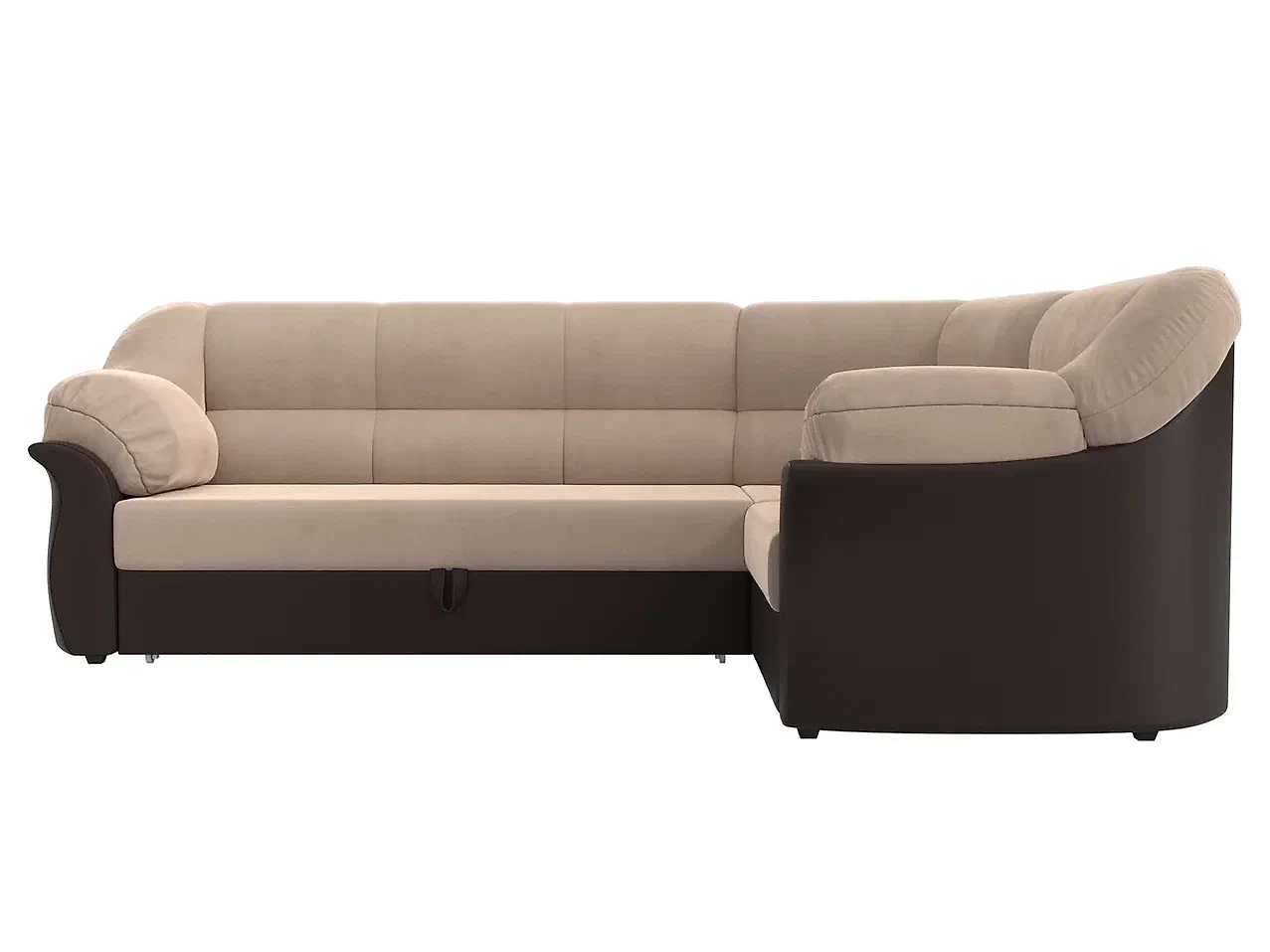 Угловой диван в классическом стиле Карнелла Плюш Лайт