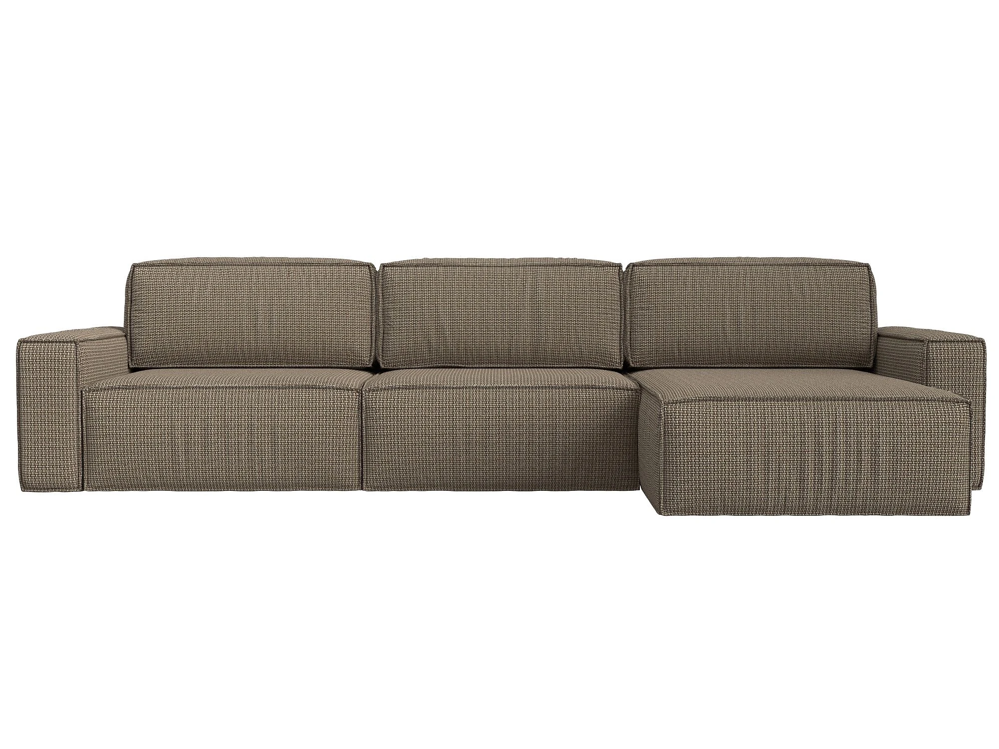Угловой диван с независимым пружинным блоком Прага Классик лонг Дизайн 11
