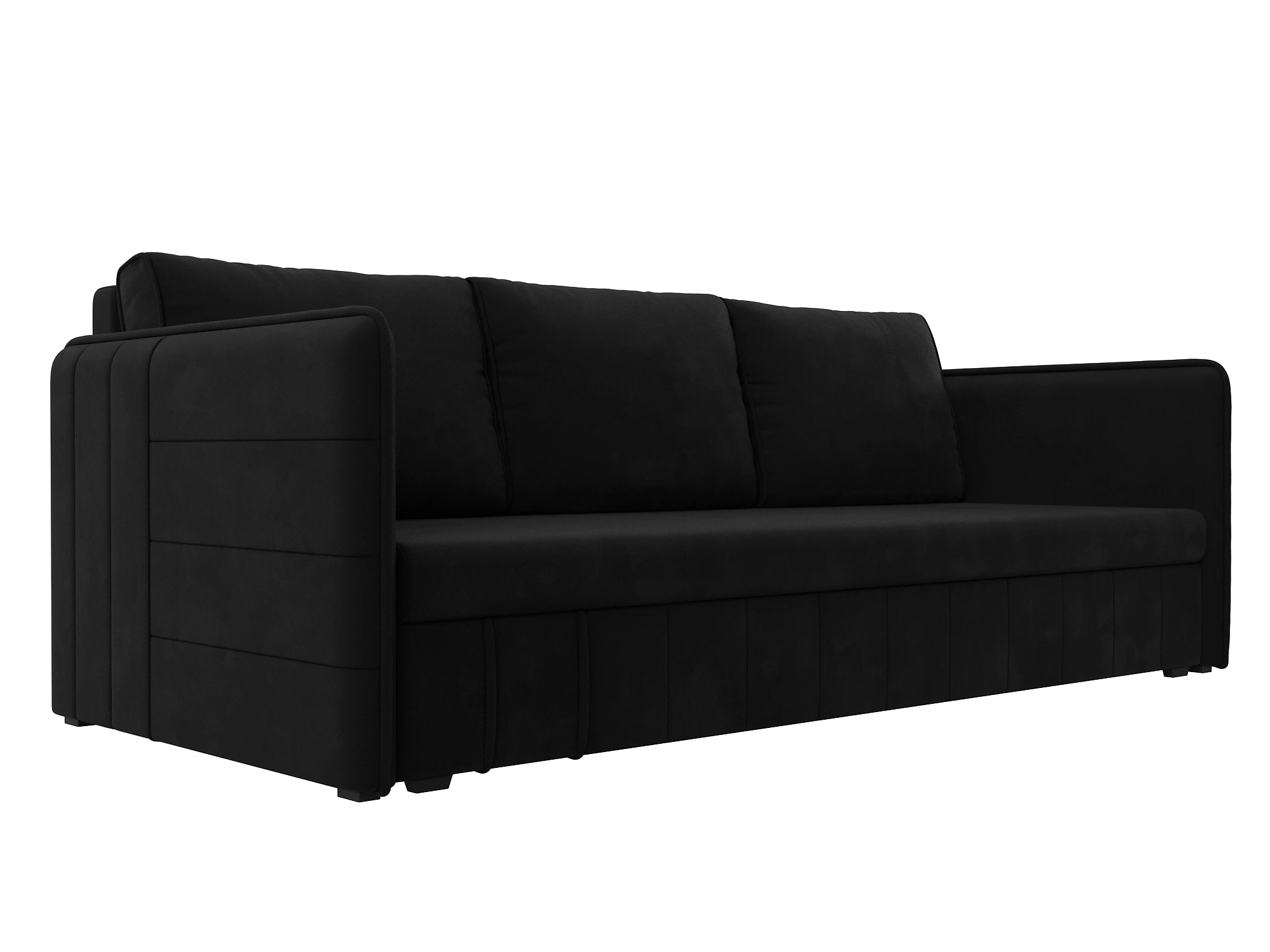 Чёрный диван Слим Дизайн 5