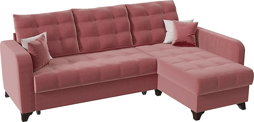 Угловой диван с подушками Беллано (Белла) Корал