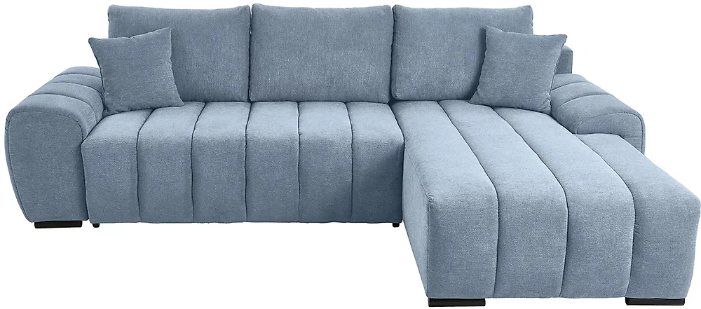 Угловой диван голубой Карри Дизайн 2