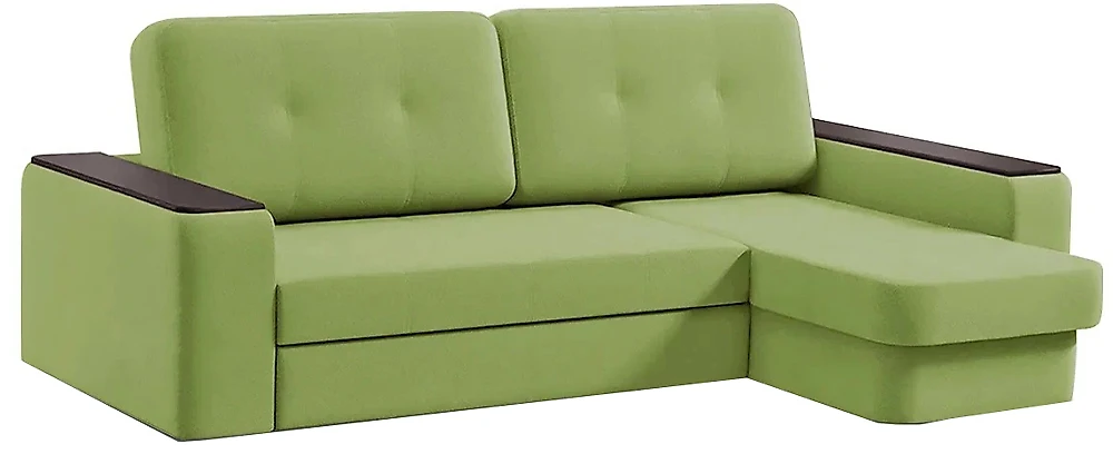 Угловой диван с подушками Арго Грин