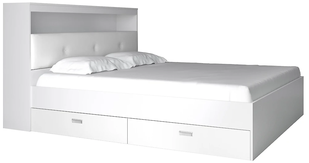 Низкая кровать Виктория-3-180 Дизайн-2