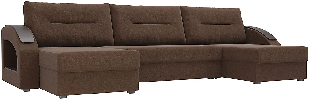 Угловой диван для ежедневного сна Форсайт Кантри Браун