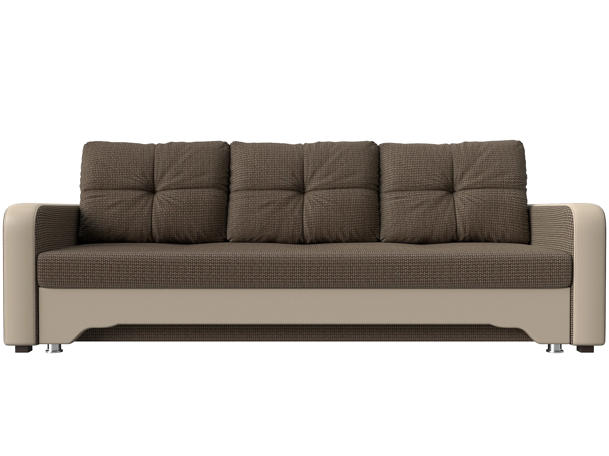 Прямой кожаный диван Ник-3 Дизайн 25